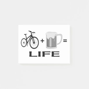 Notas Post-it® ¡Bicis y cerveza!