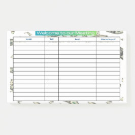 NOTAS POST-IT® BIENVENIDOS A NUESTRA REUNIÓN