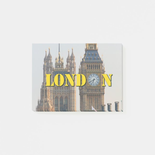 Notas Post-it® Big Ben LONDON (Anverso)