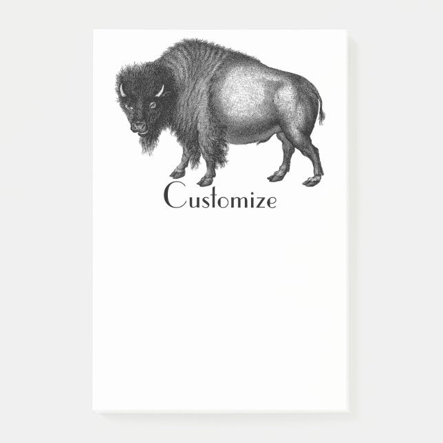 Notas Post-it® Big Bison Buffalo Thunder_Cove (Anverso)