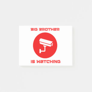 Notas Post-it® Big Brother is Watching  1984 ingsoc