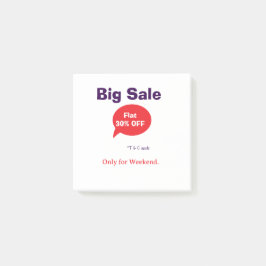 Notas Post-it® Big sale discount offer weekend company shop T&C