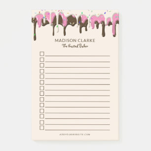 Notas Post-it® Billetes de Baked Goods Bakery Business Post-it