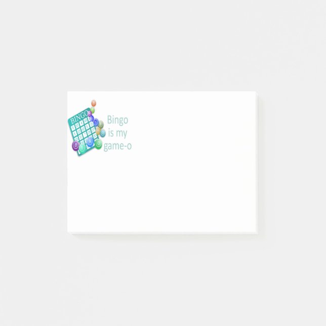 Notas Post-it® Bingo es mi Cita divertida (Anverso)