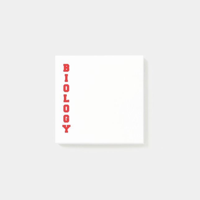 Notas Post-it® Biología (Anverso)