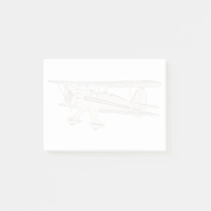 Notas Post-it® Biplano de Waco