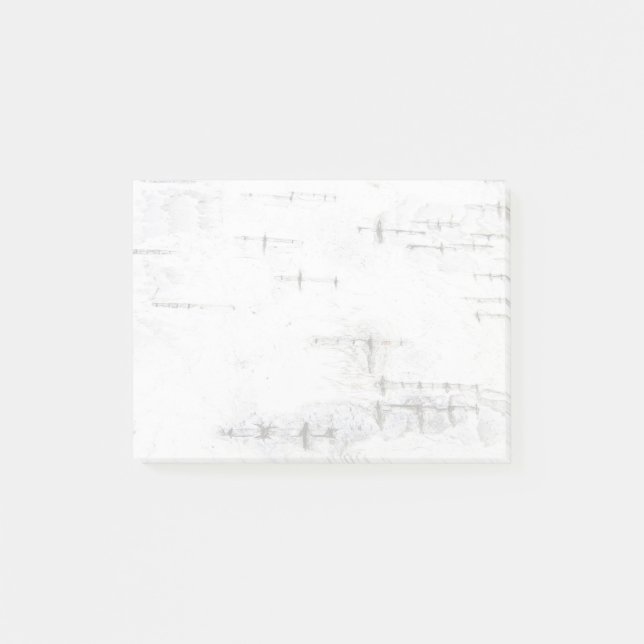 Notas Post-it® Birch bark Post-it notes (Anverso)