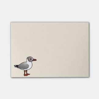Notas Post-it® Birdorable Gris-dirigió la gaviota