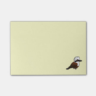 Notas Post-it® Birdorable Laughingthrush Blanco-con cresta