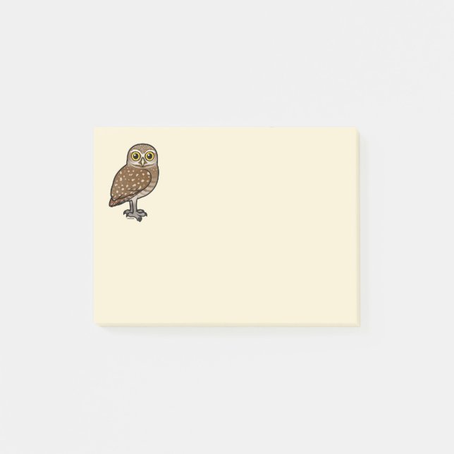 Notas Post-it® Birdorable madriguera el búho (Anverso)