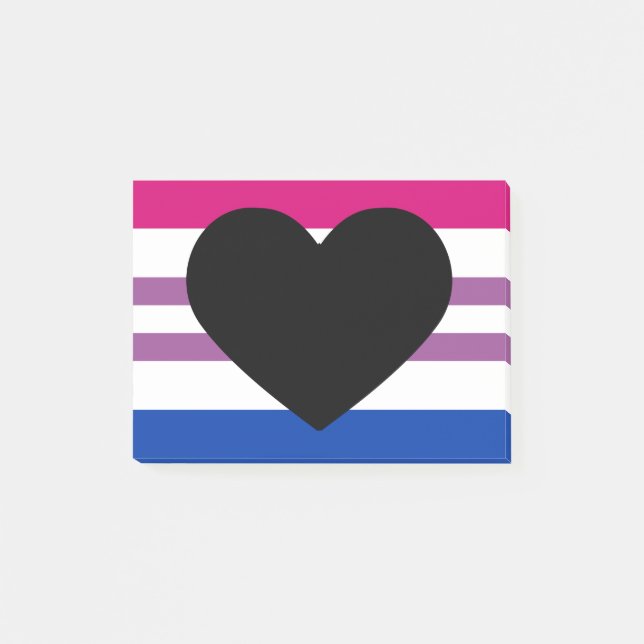 Notas Post-it® Biromantic Alternate Pride Flag  (Anverso)