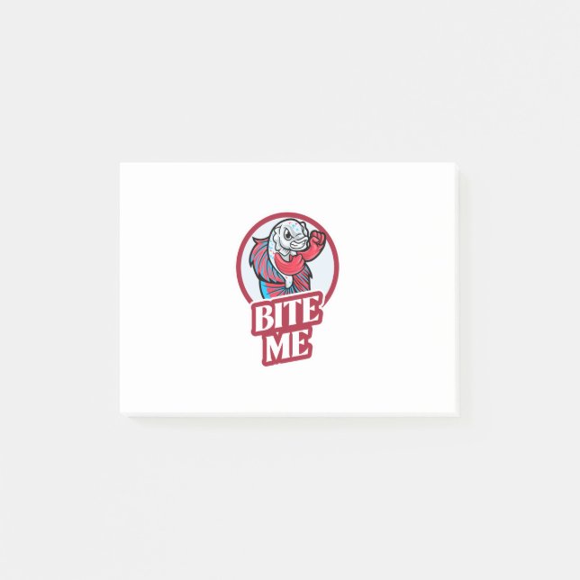 Notas Post-it® Bite Me (Anverso)