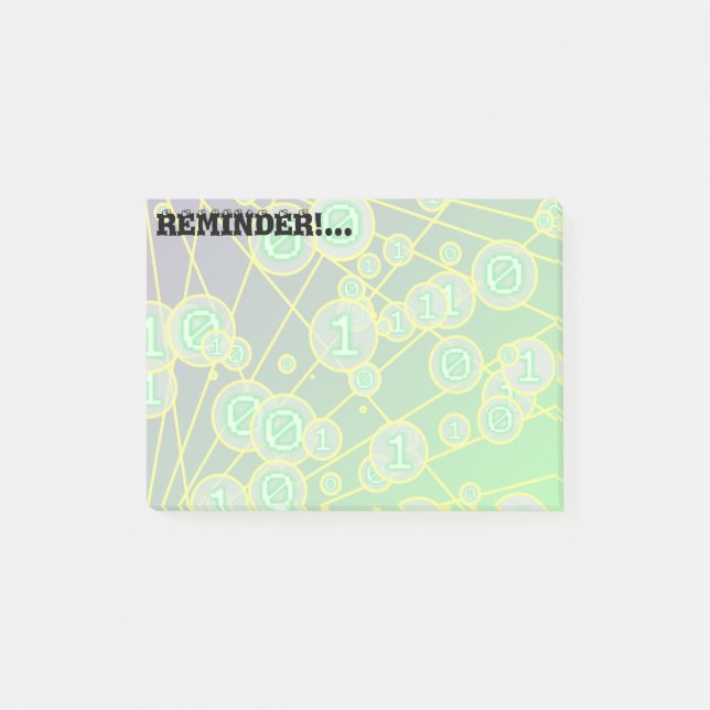 Notas Post-it® Bits aleatorios (Anverso)