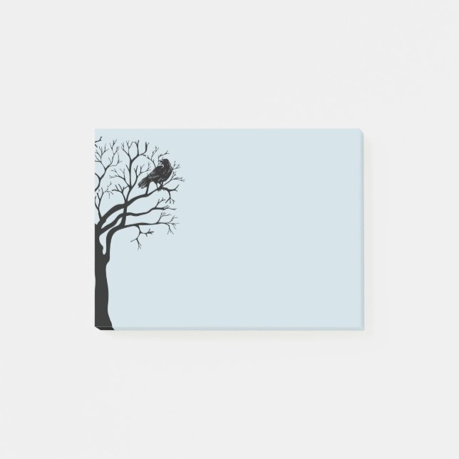 Notas Post-it® Black Bird The Raven Post-it Notes (Anverso)