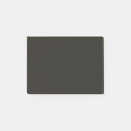Notas Post-it® Black Chocolate Solid Color
