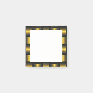 Notas Post-it® Black Gold Framed Post it Notes
