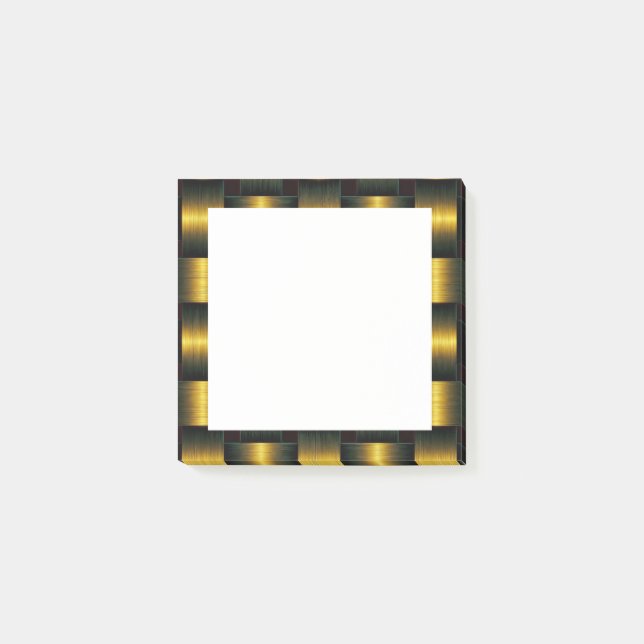 Notas Post-it® Black Gold Framed Post it Notes (Anverso)
