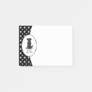 Notas Post-it® Black Lab Mom (Labrador Retriever Mom)