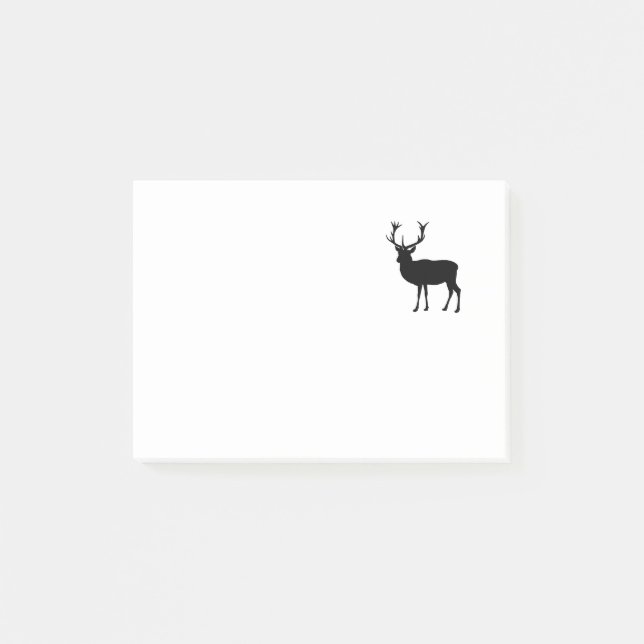 Notas Post-it® Black Stag (Anverso)