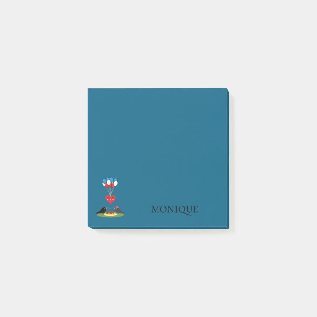 Notas Post-it® Blackbird's Spaghetti Meatballs Valentine's Date (Anverso)