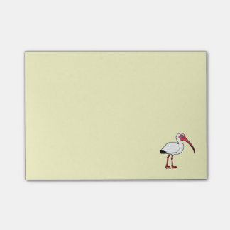 Notas Post-it® Blanco Ibis de Birdorable