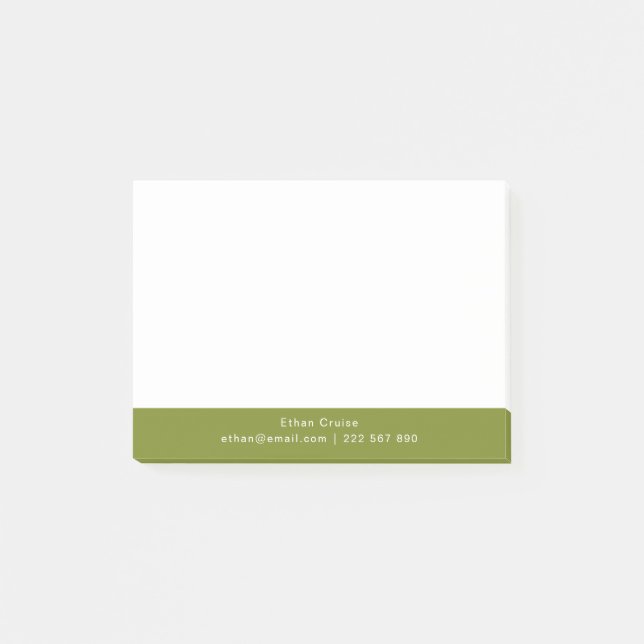 Notas Post-it® Blanco Simple Profesional (Anverso)
