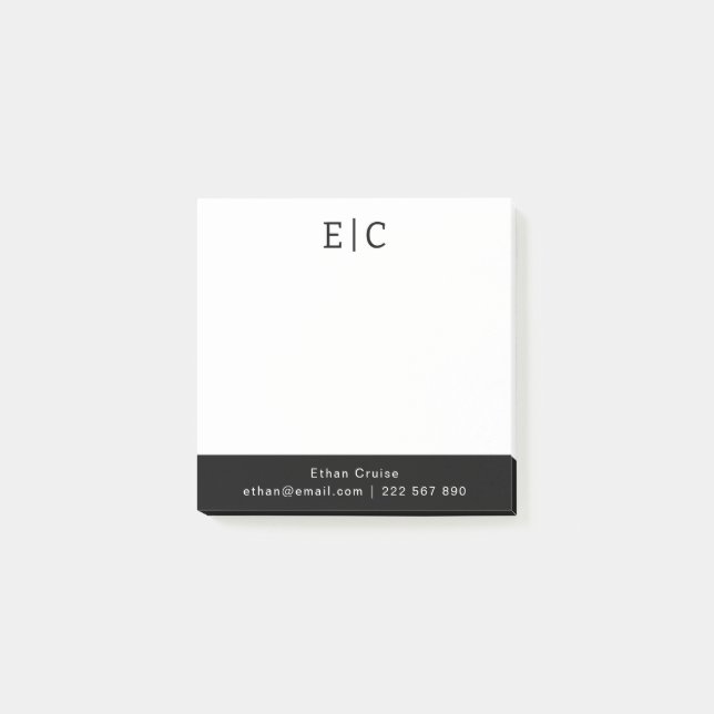 Notas Post-it® Blanco Simple Profesional (Anverso)