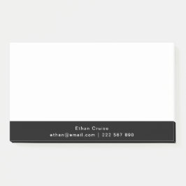 Notas Post-it® Blanco Simple Profesional