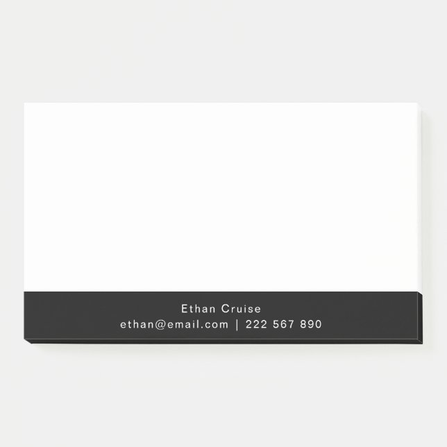 Notas Post-it® Blanco Simple Profesional (Anverso)