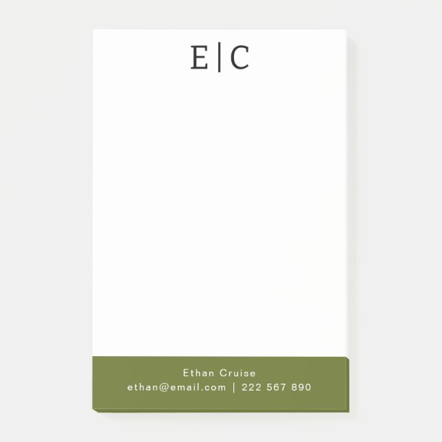 Notas Post-it® Blanco Simple Profesional (Anverso)