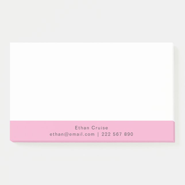 Notas Post-it® Blanco Simple Profesional (Anverso)