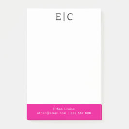 Notas Post-it® Blanco Simple Profesional