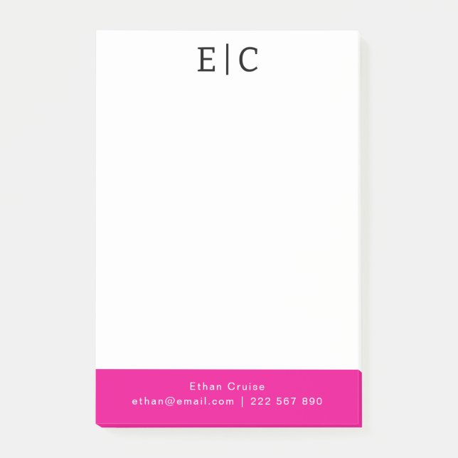 Notas Post-it® Blanco Simple Profesional (Anverso)