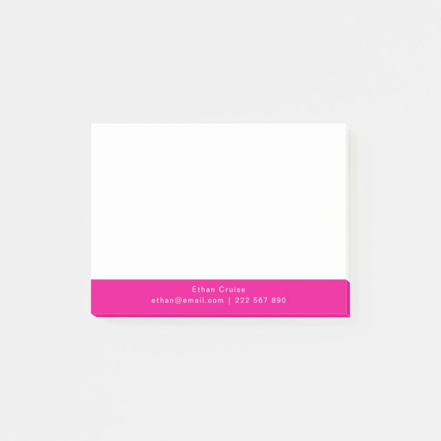 Notas Post-it® Blanco Simple Profesional (Anverso)