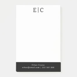 Notas Post-it® Blanco Simple Profesional