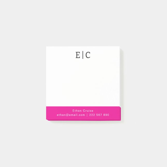 Notas Post-it® Blanco Simple Profesional (Anverso)