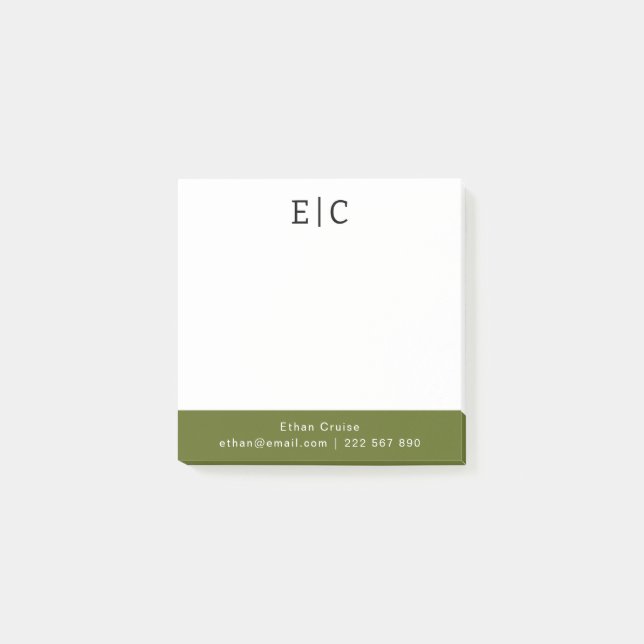 Notas Post-it® Blanco Simple Profesional (Anverso)