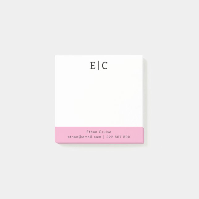 Notas Post-it® Blanco Simple Profesional (Anverso)