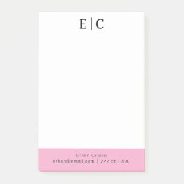 Notas Post-it® Blanco Simple Profesional