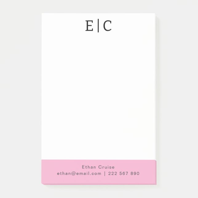 Notas Post-it® Blanco Simple Profesional (Anverso)