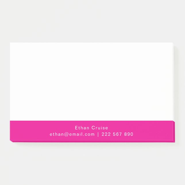 Notas Post-it® Blanco Simple Profesional (Anverso)
