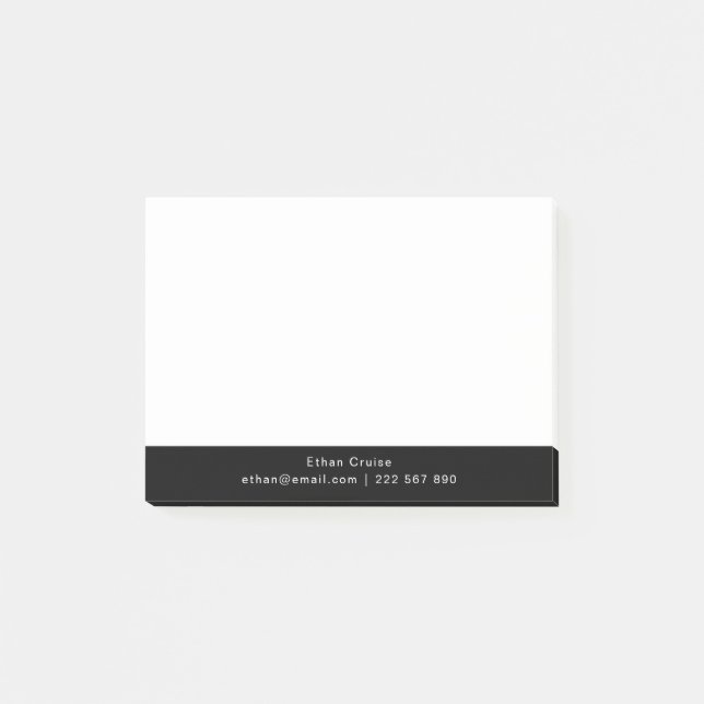 Notas Post-it® Blanco Simple Profesional (Anverso)