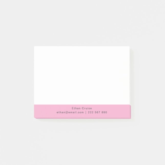Notas Post-it® Blanco Simple Profesional (Anverso)