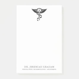 Notas Post-it® Blanco y negro personalizados oficina de la