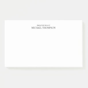 Notas Post-it® Blanco y negro profesional