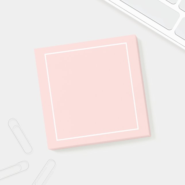 Notas Post-it® Blanco y rosa de Rubor en blanco (Subido por el creador)