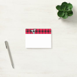 Notas Post-it® Blob Harlequin rosa
