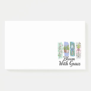 Notas Post-it® Bloom con arte floral Grace Garden