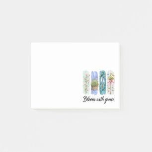 Notas Post-it® Bloom con arte floral Grace Garden
