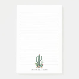 Notas Post-it® Bloom de cactus del desierto| Prolongado